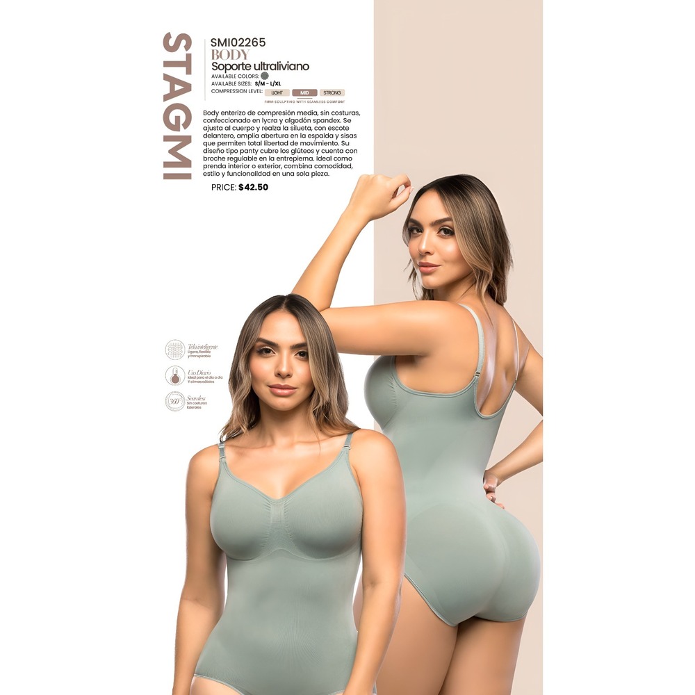 The Perfect Colombian Bodysuit for Summer - Stagmi Faja Tank Top ButtLift Shaper